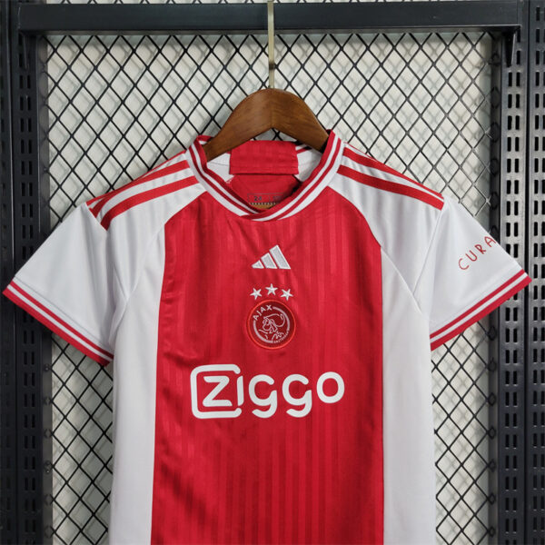 Kids Ajax Home Soccer Jerseys