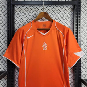 2004 Netherlands Home Retro Kit Vantage Shirt Soccer Jerseys