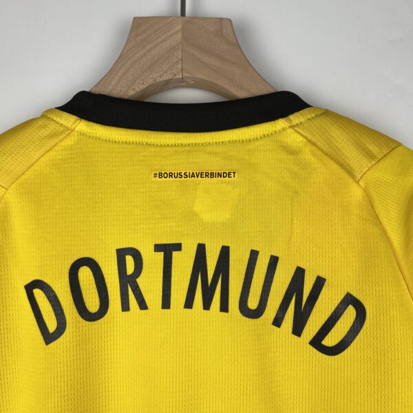 Kids Dortmund home Soccer Jersey