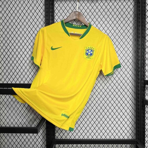 2006 Brazil Home Retro Kit World Cup Football Uniform