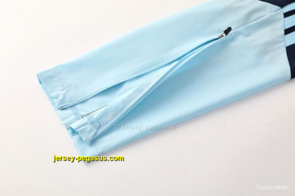 2026 Argentina Navy Blue Full Zipper Jacket + Long Pants