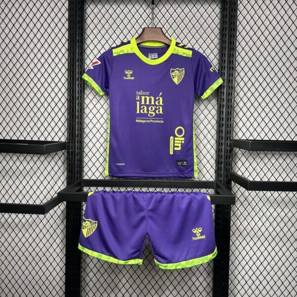 Malaga Away Kid Kits Youth Apparels Football