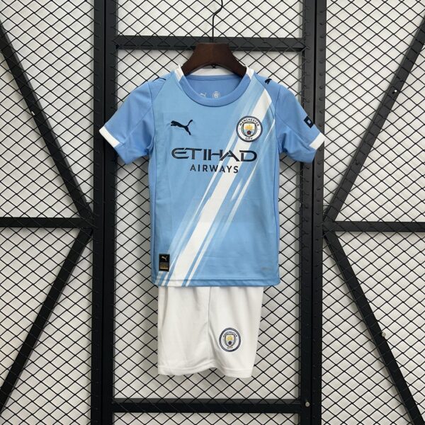 Manchester City Home Kid Kits Youth Apparels