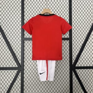 Manchester United Home Retro Kid Kits Children Sets Jersey