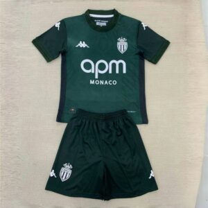 Monaco Away Kid Kits Youth Apparels Soccer