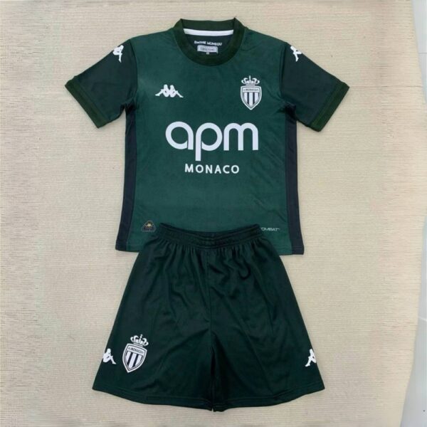 Monaco Away Kid Kits Youth Apparels Soccer
