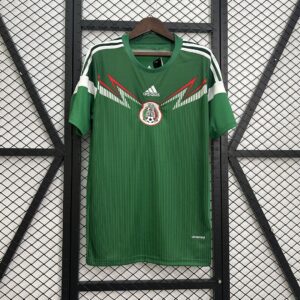2014 Mexico Home Retro Kit Vintage Shirt