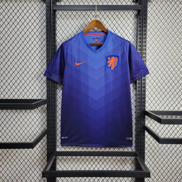 2014 Netherlands Away Retro Kit Vintage Shirt Soccer