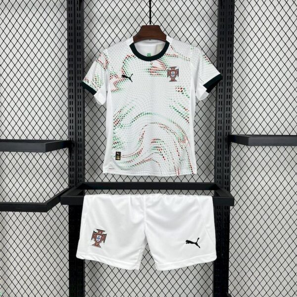 Portugal Away Kid Kits Youth Apparels Soccer