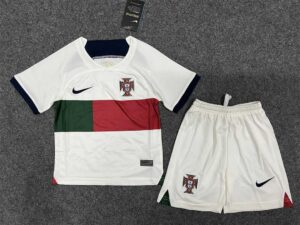 Portugal away kids kit