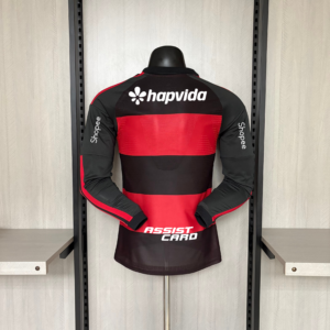 2026-27 Player version long-sleeved Flamengo home All Sponsors