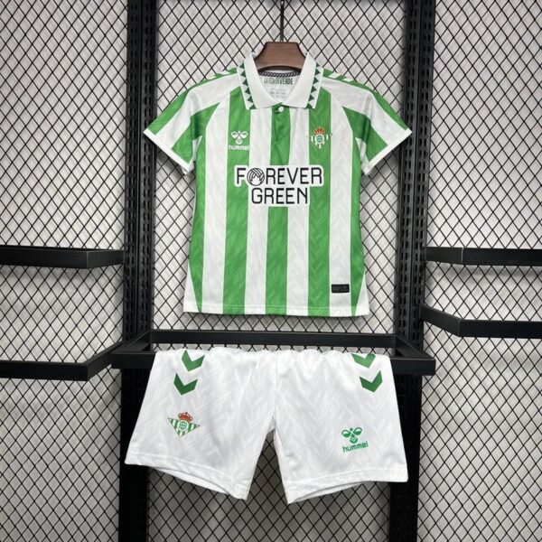 Real Betis Home Kid Kits Youth Apparels Football