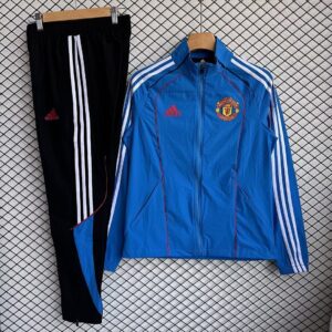 Manchester united 2025-26 Blue Windbreaker Suit