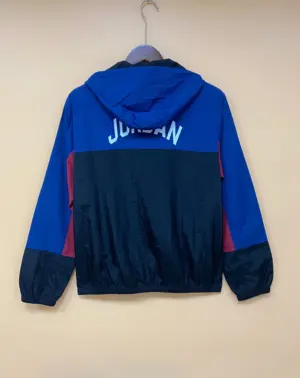 2022 Jordan Windbreaker Black and Blue