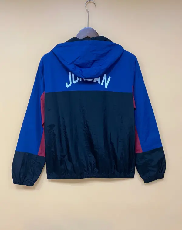 2022 Jordan Windbreaker Black and Blue