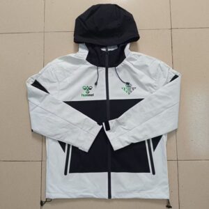 Real Betis 2025-26 Black white windbreaker(95)
