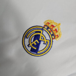 Real Madrid Home Kids Long Sleeve Kits Soccer Jerseys
