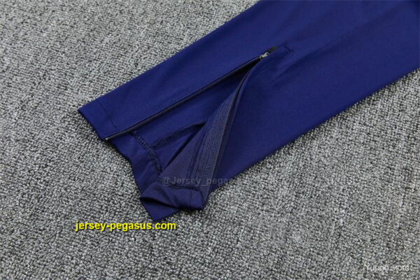 2026 Inter Milan Dark Navy Blue Half Zipper Jacket Tracksuit + Long Pants