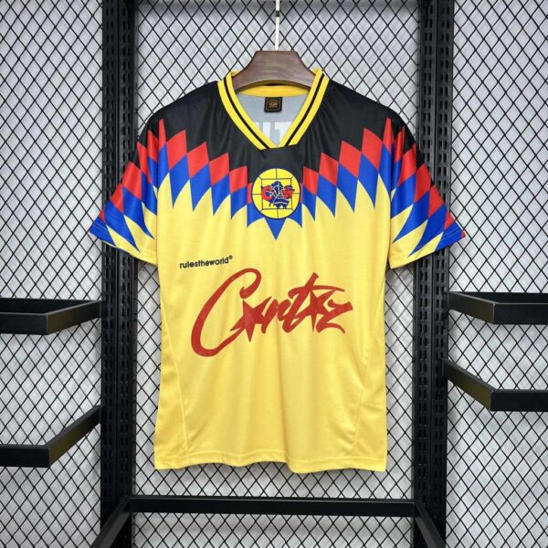 America RTW Yellow Retro Kit Vintage Shirt Sport