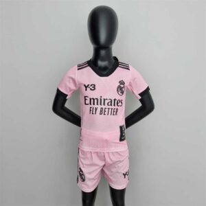 Real Madrid Y3 pink kids kit