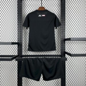 Real Madrid x Marvel Pre-Match Black Kid Kits Youth Apparels