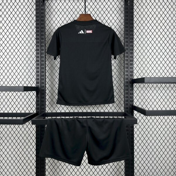 Real Madrid x Marvel Pre-Match Black Kid Kits Youth Apparels