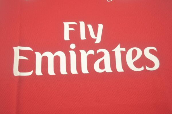 Arsenal home UCL fonts