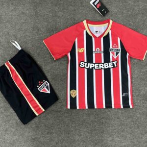 Sao Paulo Away Kid Kits Youth Apparels