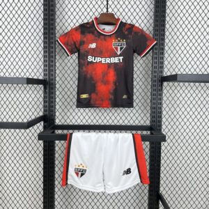 Sao Paulo Third Kid Kits Youth Apparels Soccer