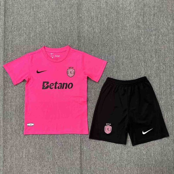 Sporting Lisbon Pink Kids Kits Youth Apparels