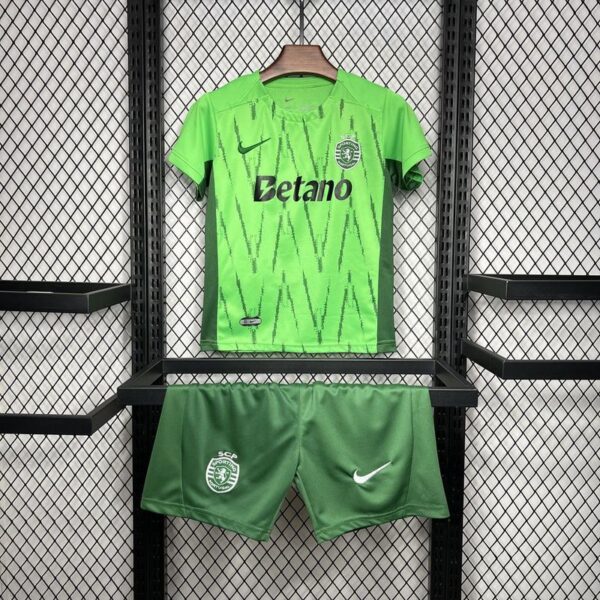 Sporting Lisbon Third Kid Kits Youth Apparels Football