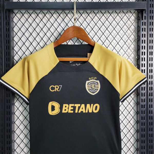Sporting Lisbon Third Kids Kits Children Suits Football Jerseys