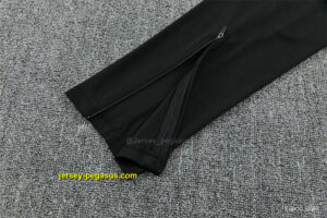 2026 Netherlands Black & Orange Half Zipper Jacket Tracksuit + Long Pants