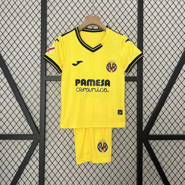 Villarreal Home Kid Kits Youth Apparels Football