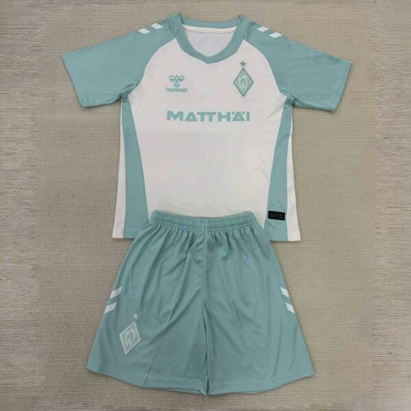 Werder Bremen Away Kid Kits Youth Apparels Soccer