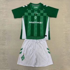 Werder Bremen Home Kid Kits Youth Apparels Soccer