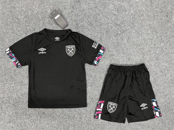West Ham third away kids kit