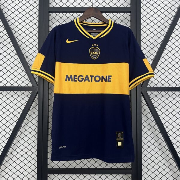 Boca Juniors Home Retro Kit Vintage Shirt
