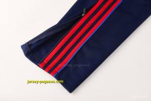 2026-27 Adidas Originals Red Full Zipper Jacket Tracksuit + Navy Blue Long Pants