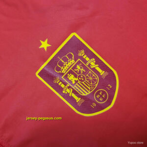 2025 Spain Jacket Red Windbreaker