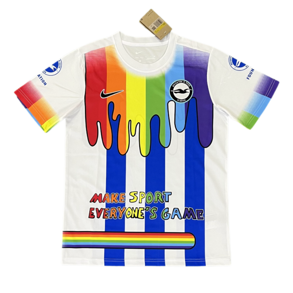 Brighton & Hove Albion 2023-24 Albion Rainbow Laces Pre-Match Jersey