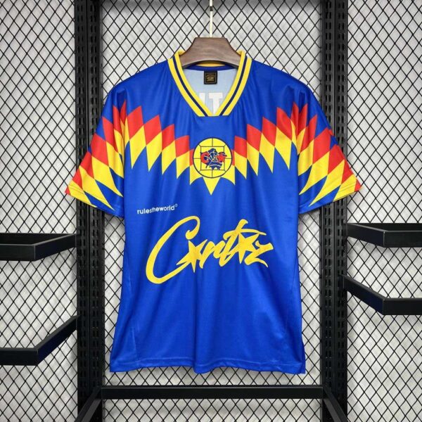 Club America RTW Blue Retro Kit Vintage Shirt Sport