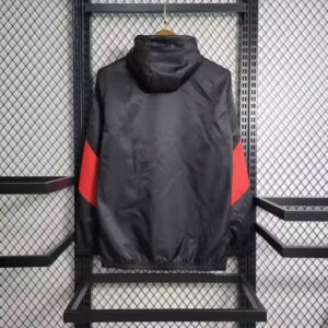 Windbreaker AC Milan Black Cheap Soccer Jerseys