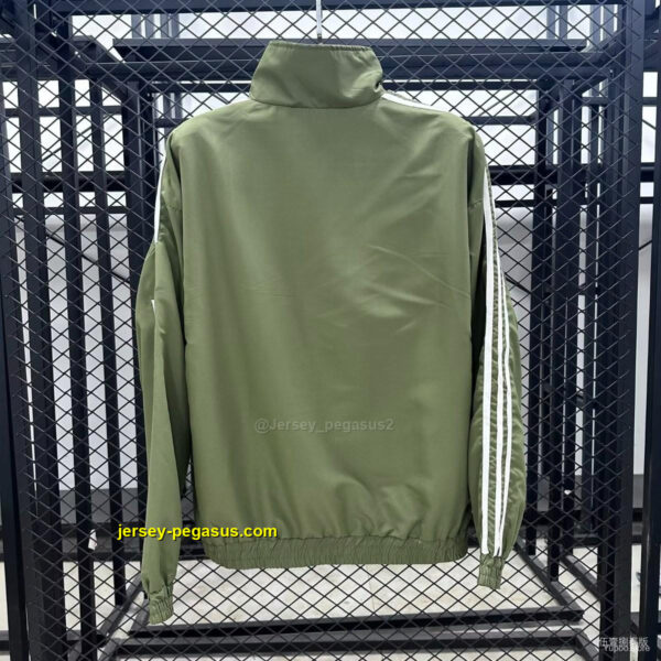 2026 Adidas Green Full Zipper Windbreaker