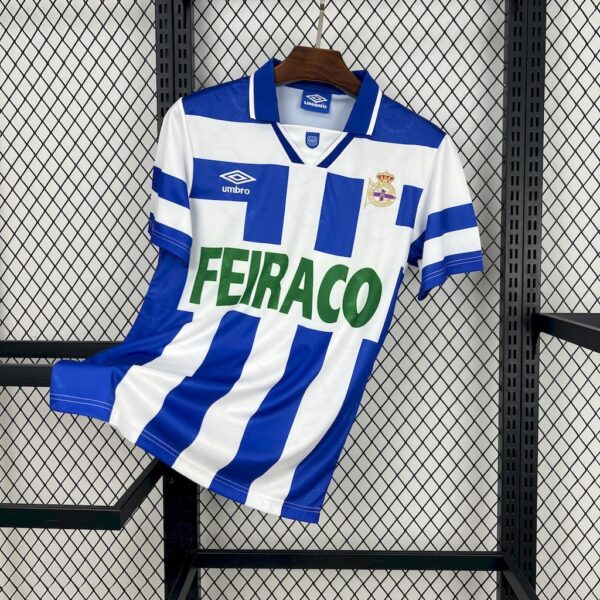 Deportivo La Coruna Home Retro Kit Vintage Shirt