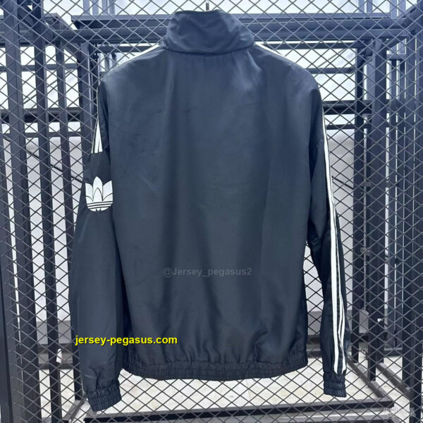 2026 Adidas Navy Full Zipper Windbreaker