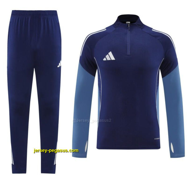 Adidas Navy Blue Full zipper Jacket Tracksuit+ long pants