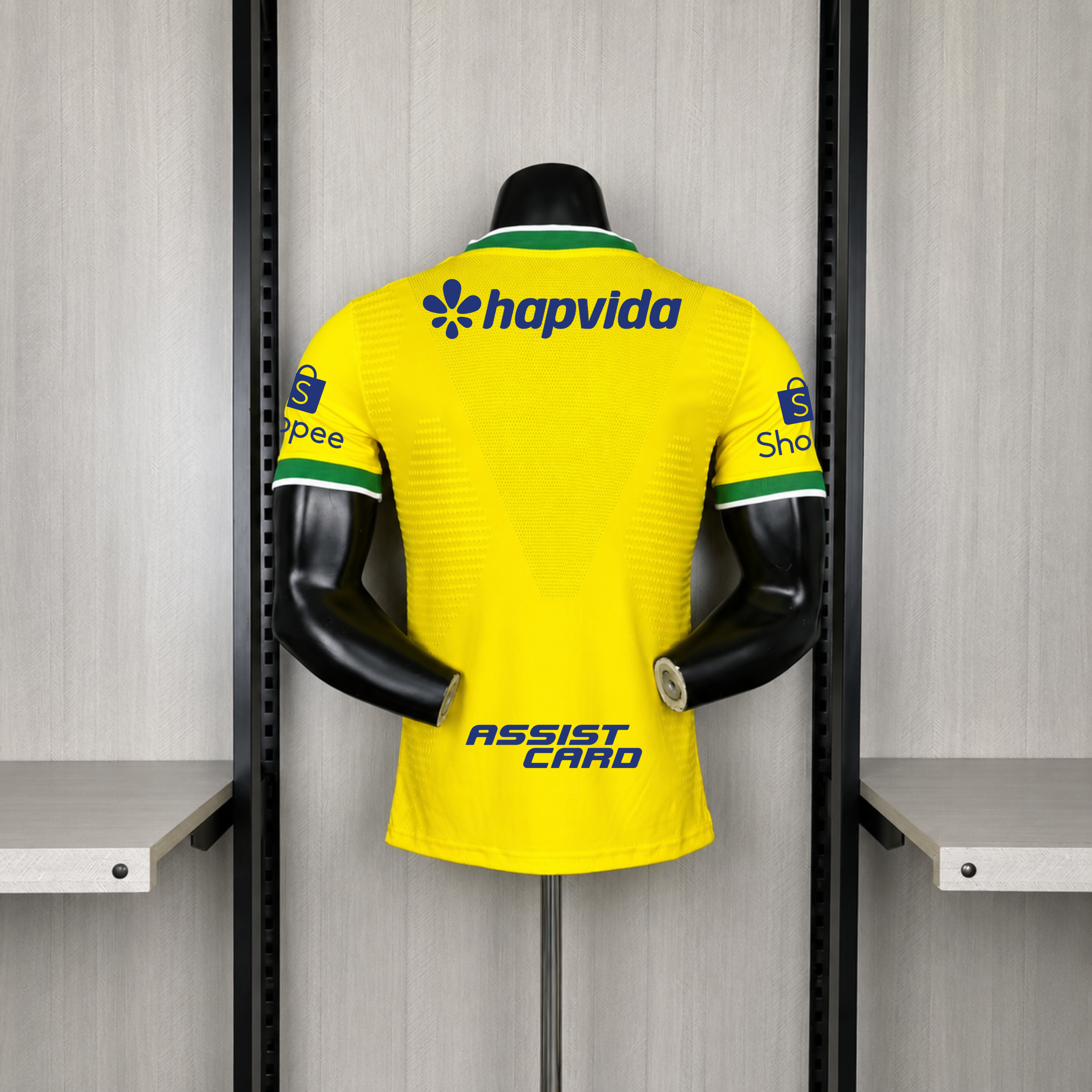 2026-27Player Version Flamengo Yellow All Sponsors Jersey