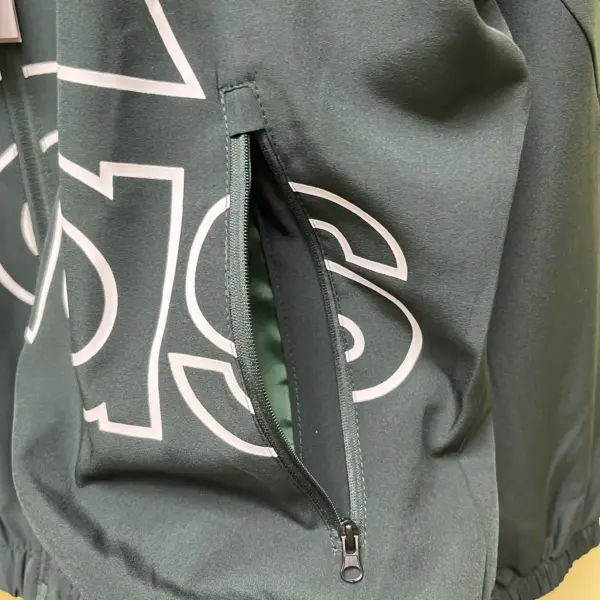 Adidas windbreaker dark green