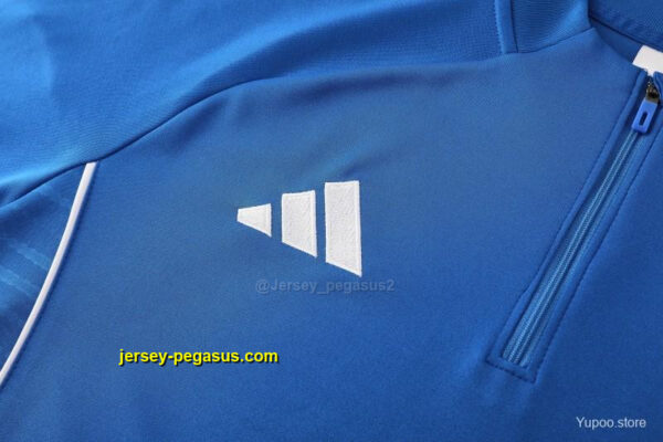 Adidas Royal BlueSky Blue Full zipper Jacket Tracksuit+ long pants
